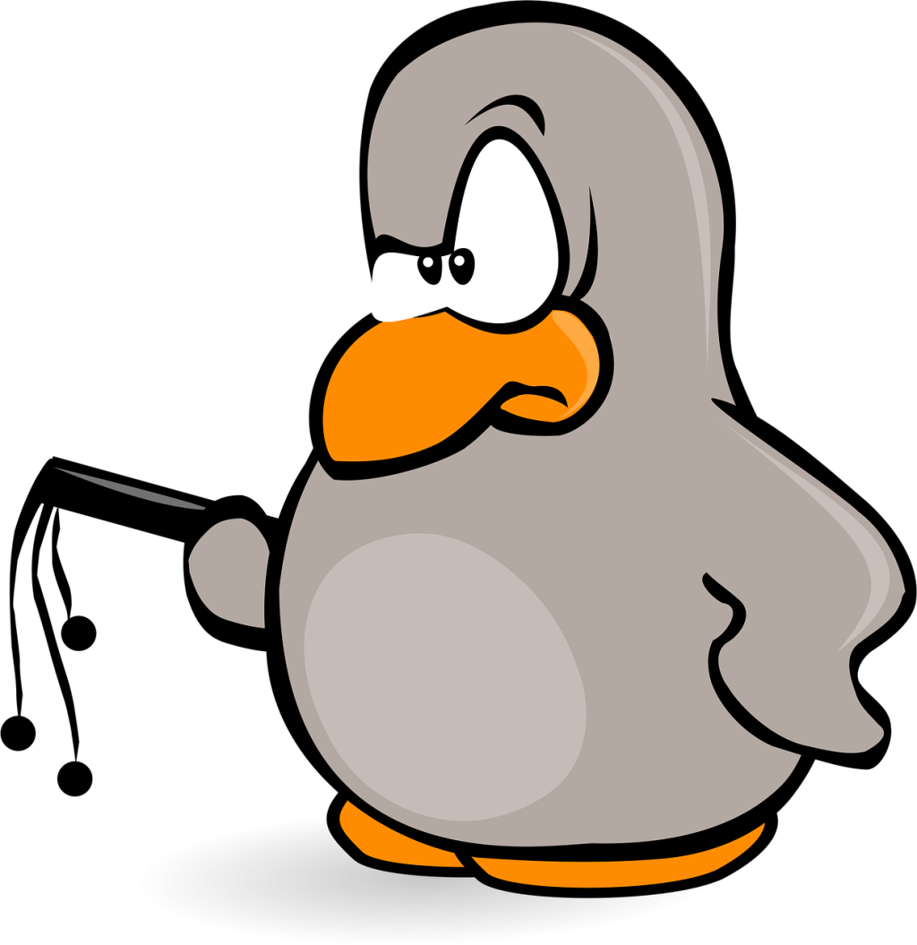 penguin, linux, bird, manager, nature, work, whip, management